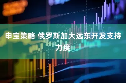 申宝策略 俄罗斯加大远东开发支持力度